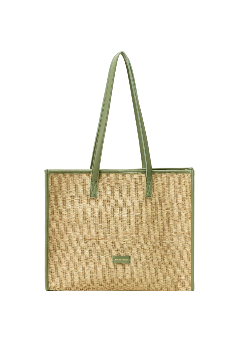 An image of the Every Other Straw Box Tote Bag