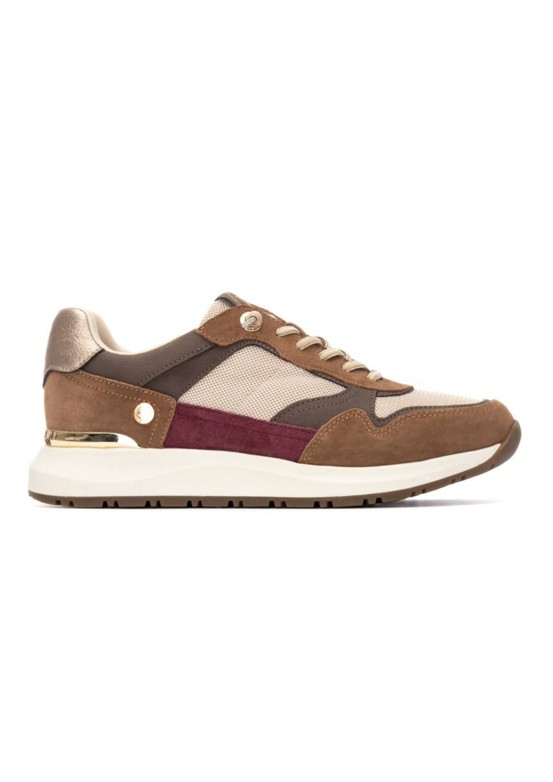 An image of the Xti Suede Textile Trainers