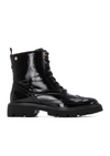 An image of the Carmela Leather Mid Heel Ankle Boot