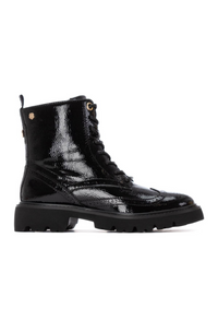 An image of the Carmela Leather Mid Heel Ankle Boot