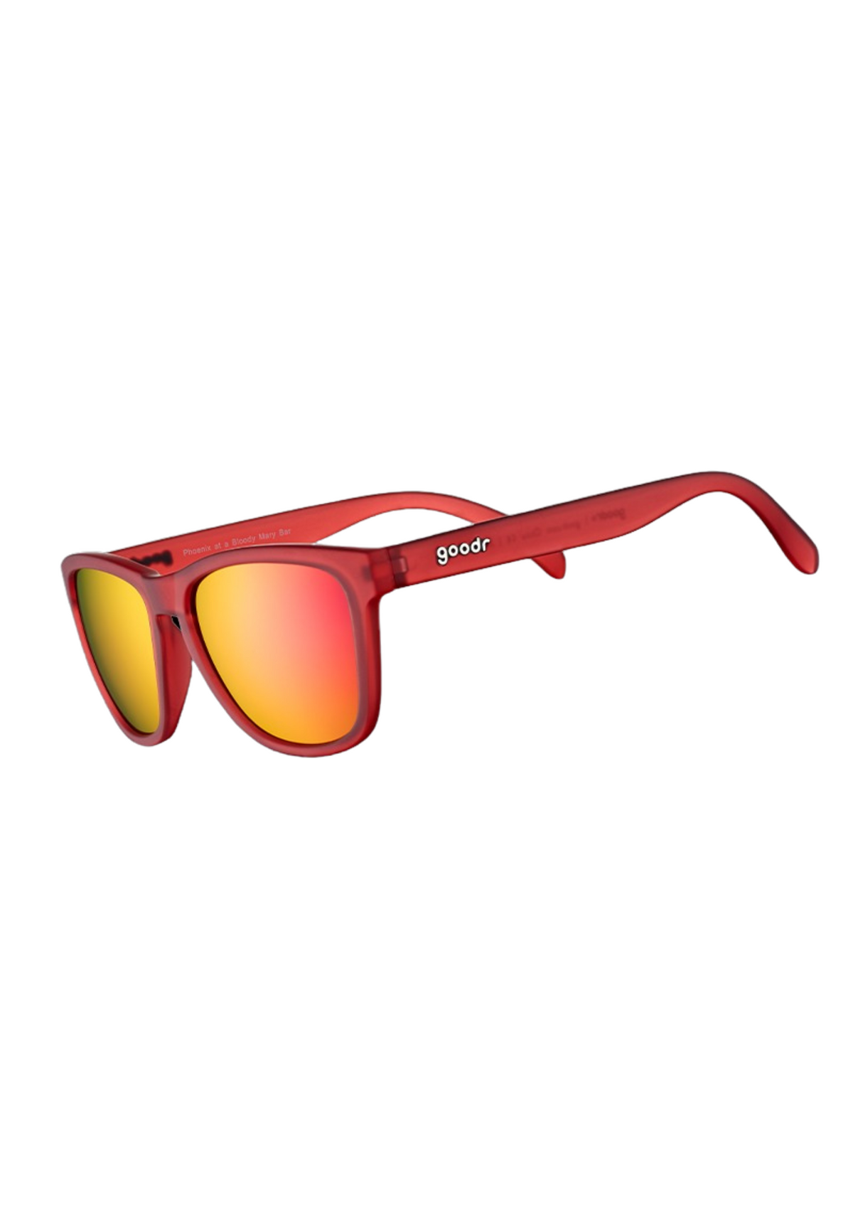 An image of the goodr Sunglasses Phoenix At A Bloody Mary Bar Sunglasses