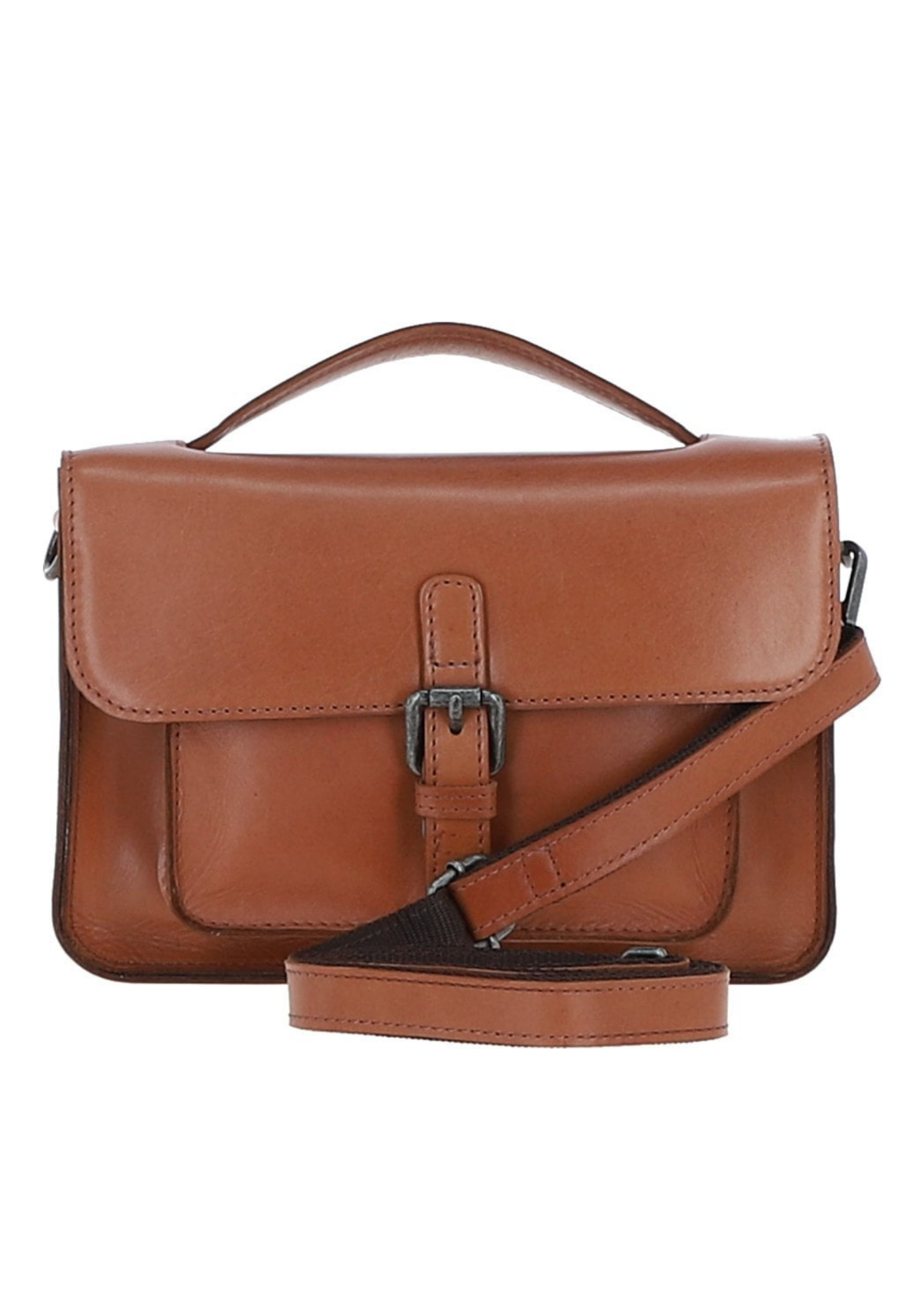 An image of the Ashwood Leather Leather Medium Satchel Bag