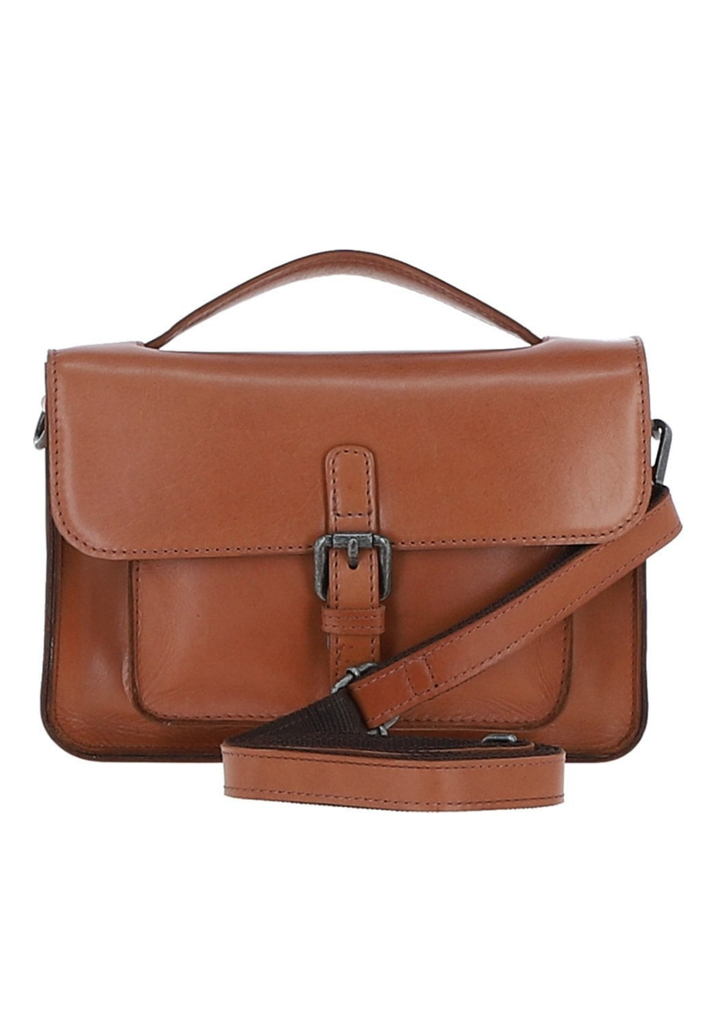 An image of the Ashwood Leather Leather Medium Satchel Bag