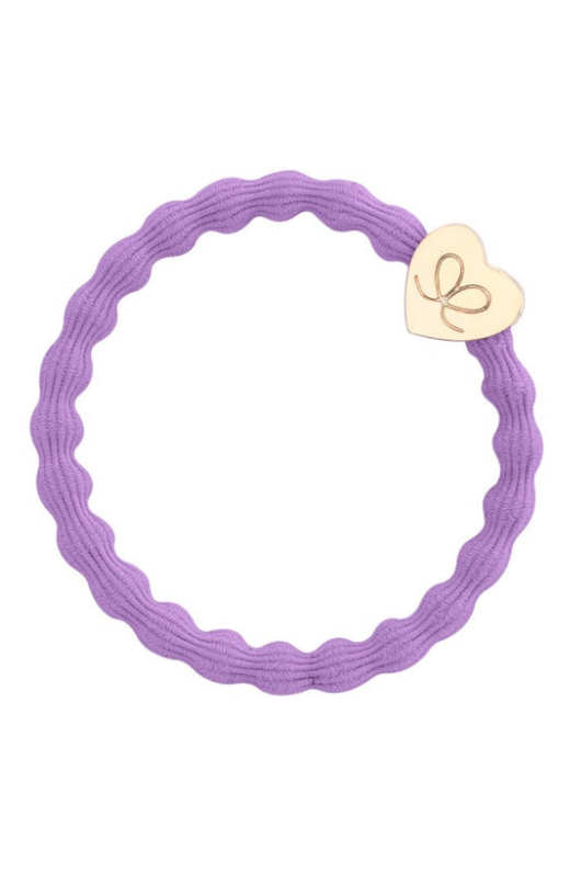 An image of the By Eloise Gold Heart Elastic Hairband
