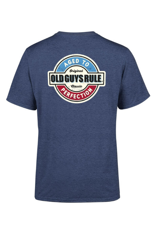 An image of the Old Guys Rule Aged to Perfection III T-Shirt