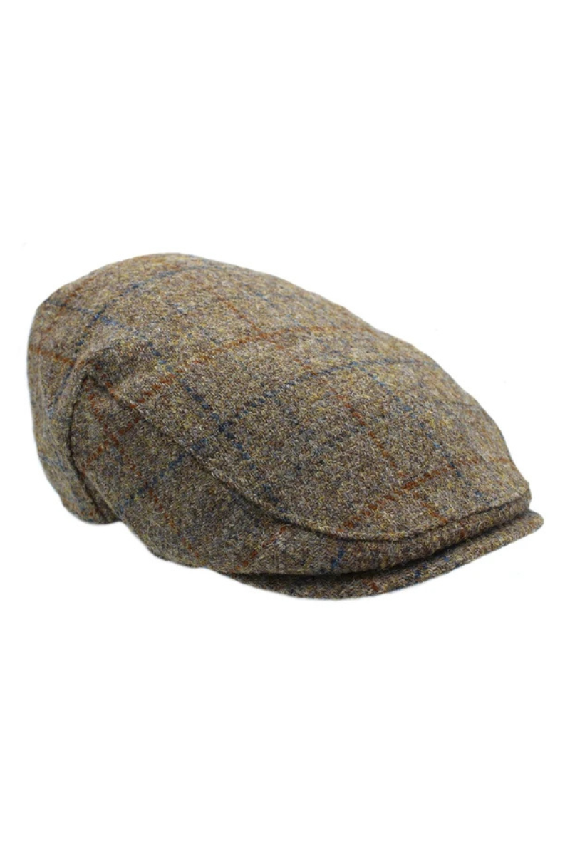 Highland Harris Tweed Flat Cap