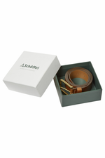 An image of the Schoffel Castleton Leather Belt