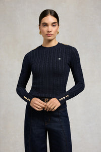 Seattle Cable Crew Knit