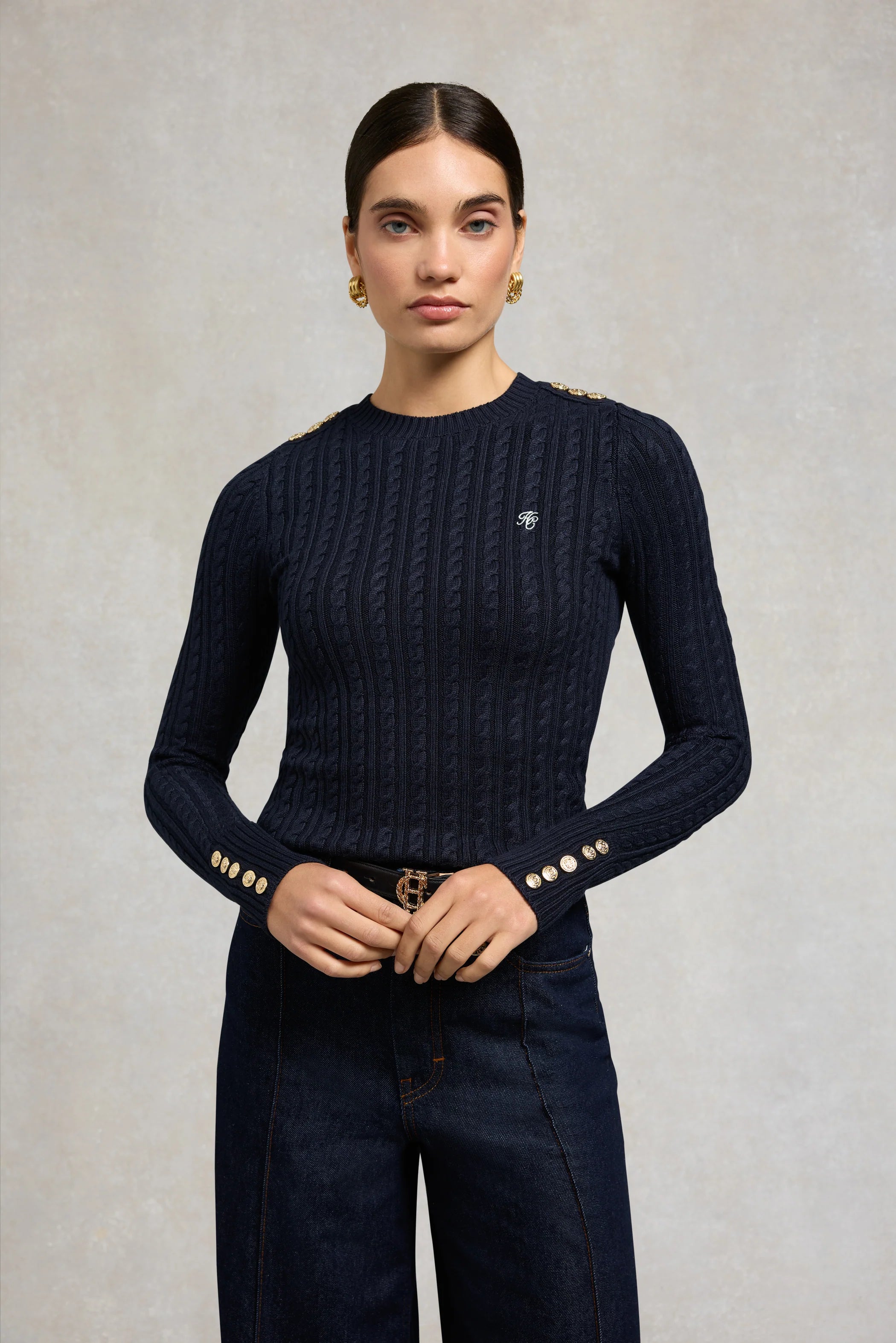 Seattle Cable Crew Knit
