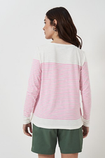 An image of the Crew Clothing Cassandra Stripe Top