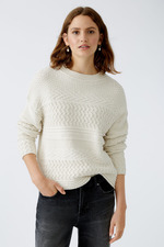 An image of the Oui Cable Knit Jumper