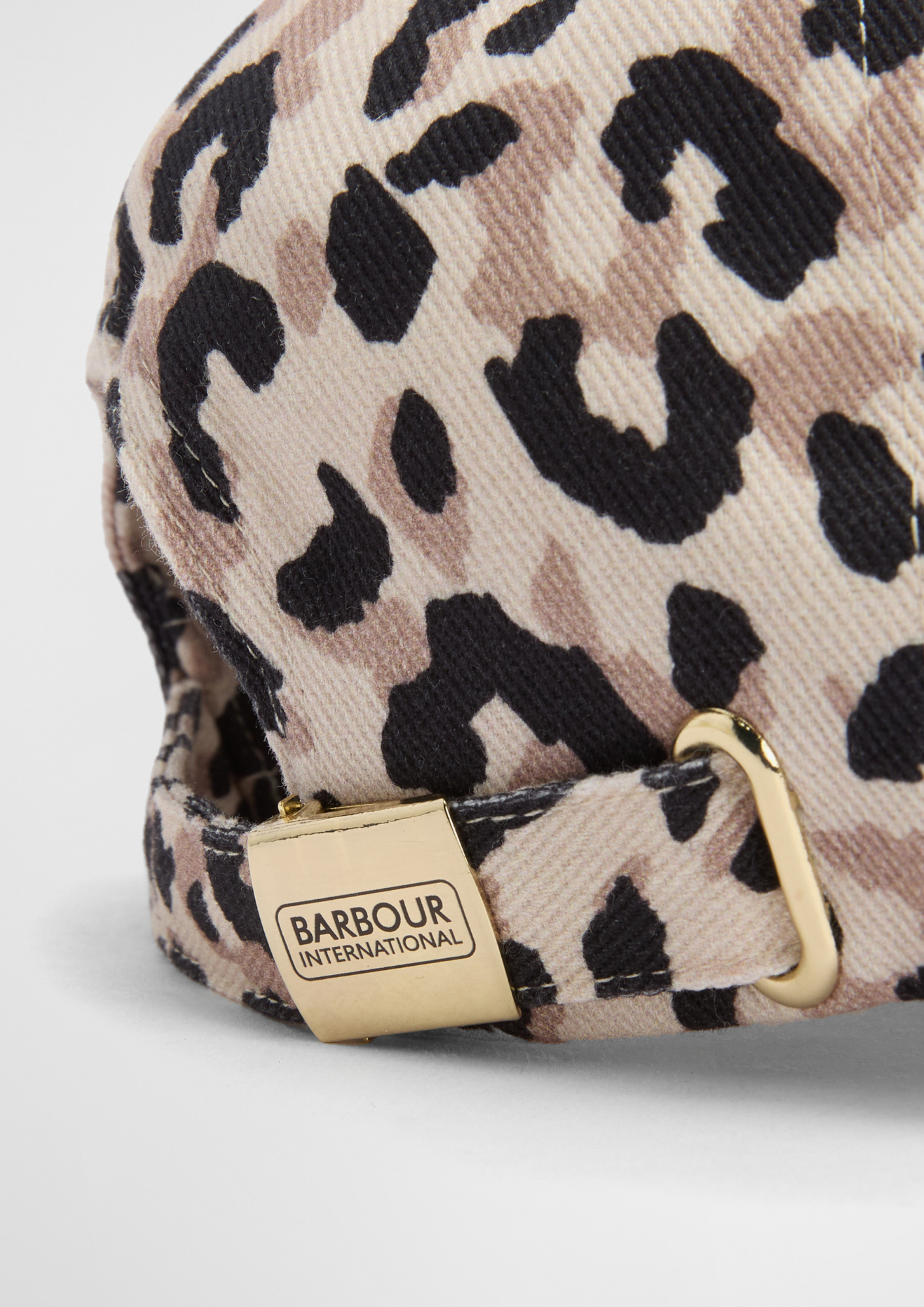 An image of the Barbour International Harley Leopard Cap