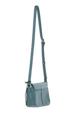 An image of Ashwood Leather 'Leather Crossbody Bag' in colour green