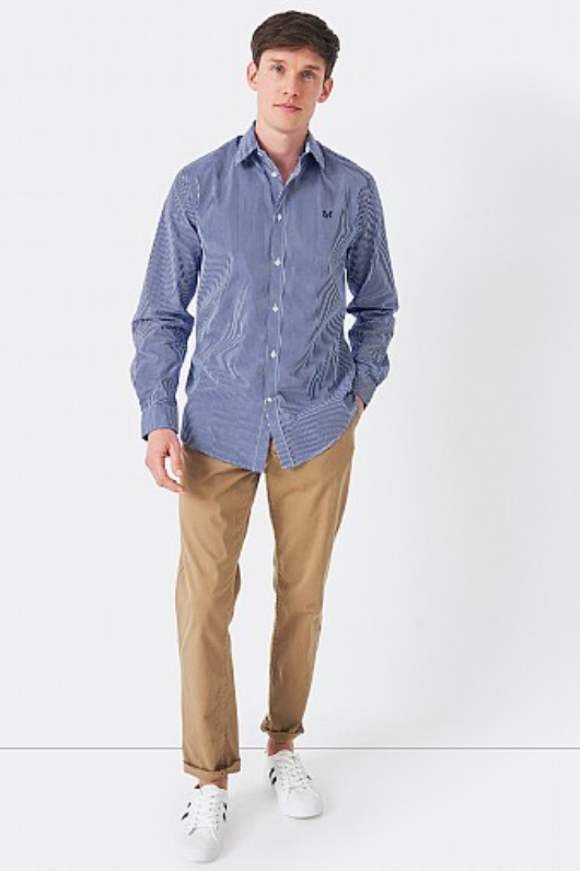 An image of the Crew Clothing Classic Micro Gingham Shirt