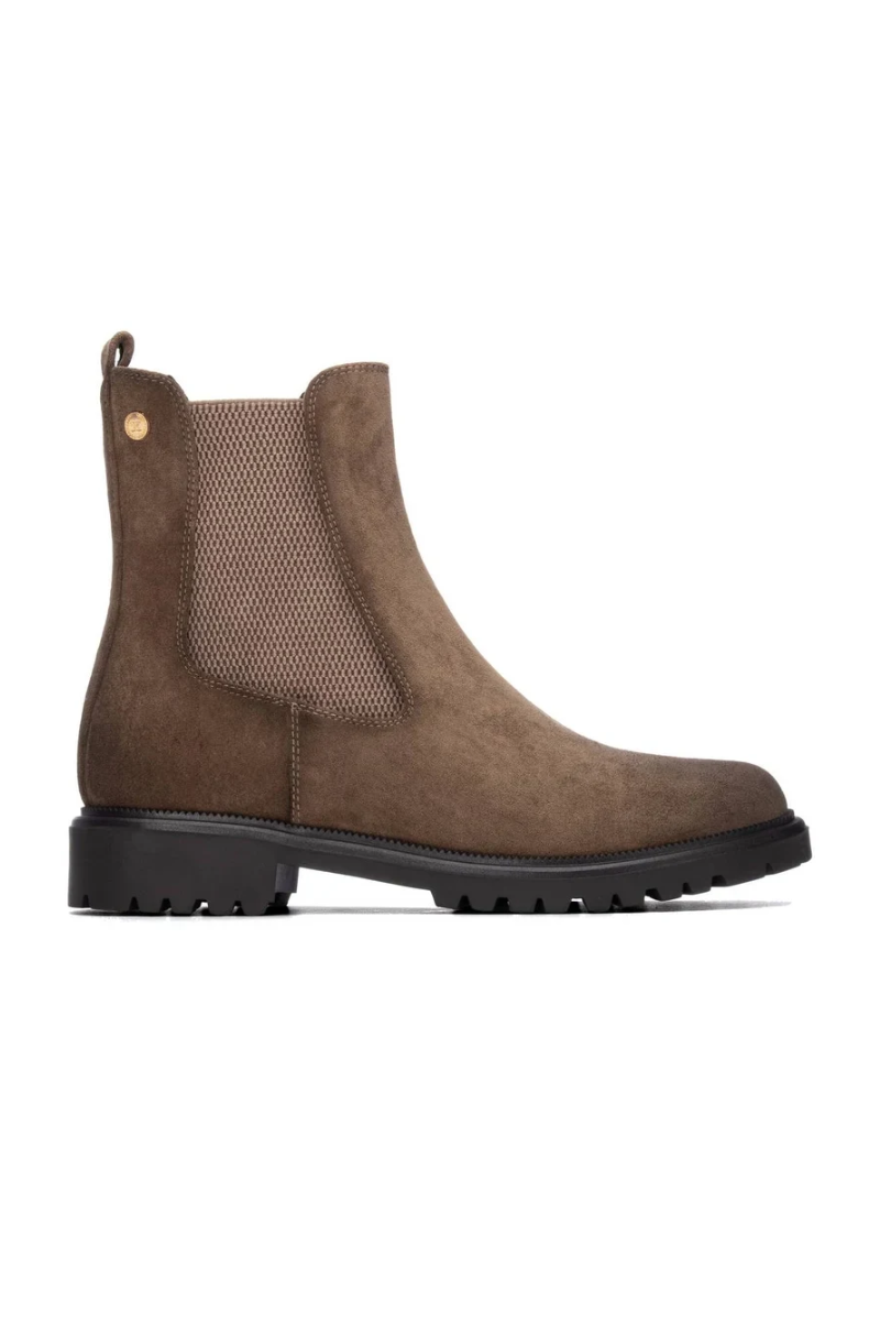 Suede Heeled Ankle Boots
