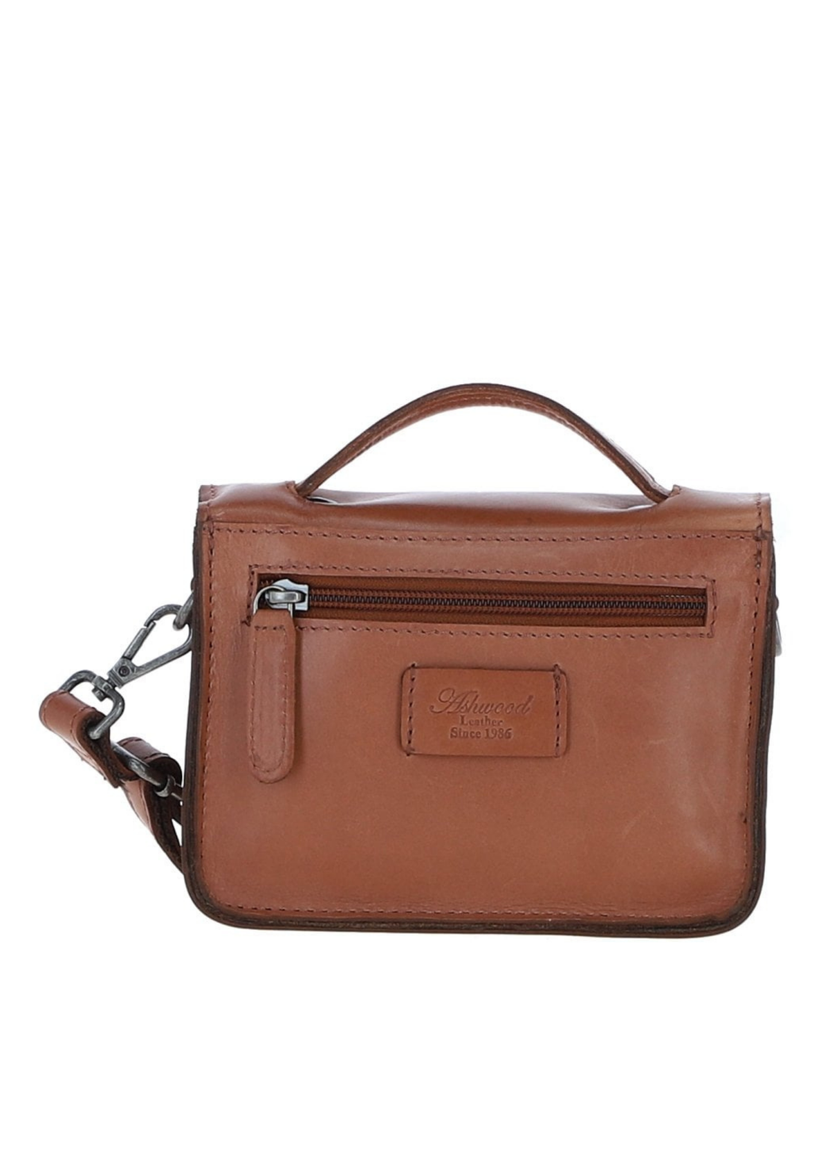 An image of the Ashwood Leather Leather Mini Satchel Bag