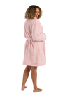An image of the Marsylka Plush Fleece Wrap Gown