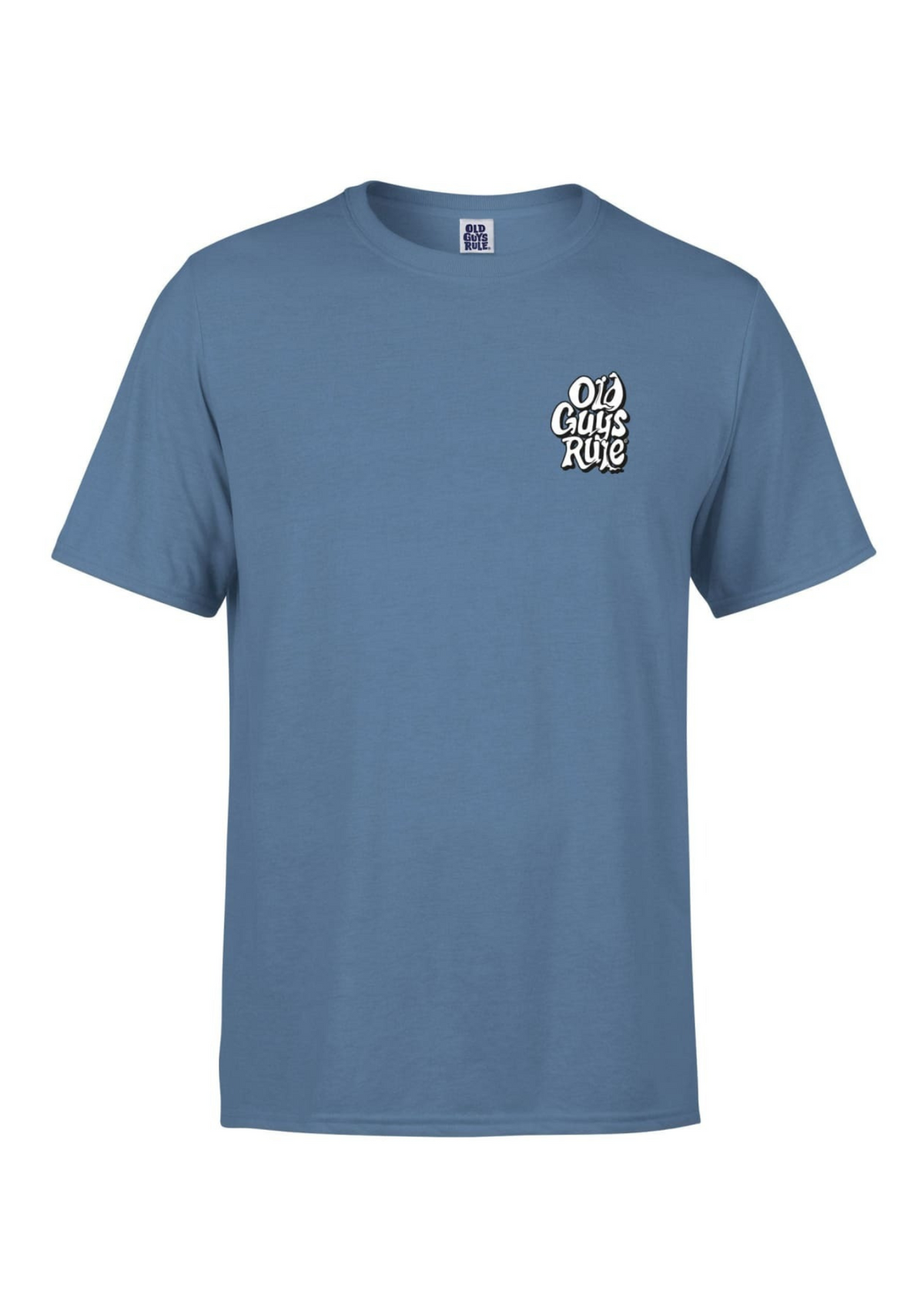 An image of the Old Guys Rule Old Dogs Rule III T-Shirt