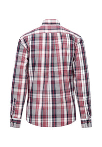 An image of the Fynch-Hatton Poplin Check Shirt