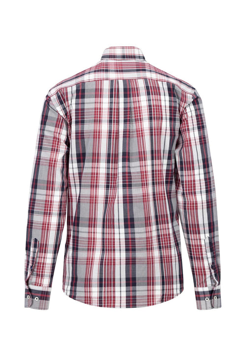 An image of the Fynch-Hatton Poplin Check Shirt