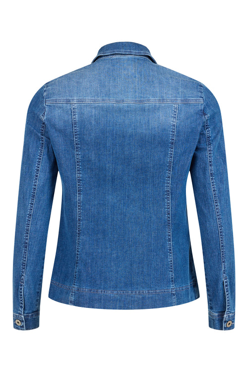 An image of the Robell Happy Jacket in the colour Denim.