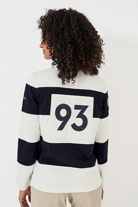 An image of the Crew Clothing Long Sleeve Rugby Shirt