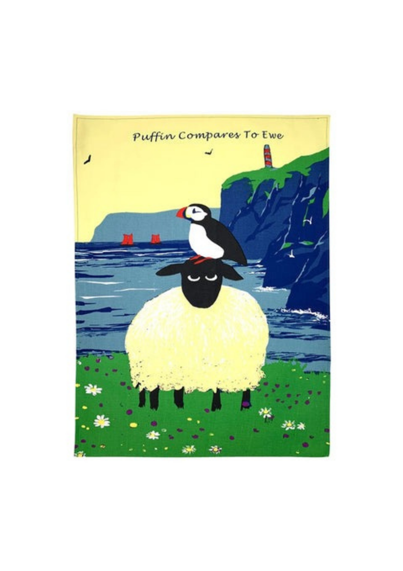An image of the Morrigan Tea Towel