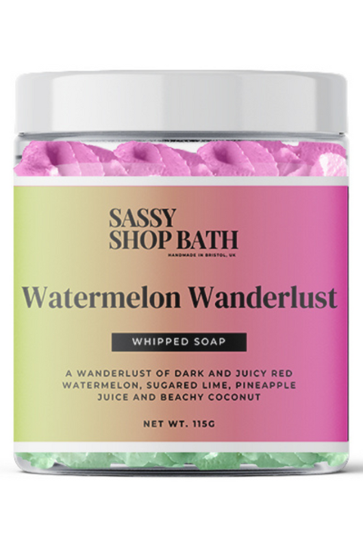 An image of the Sassy Scents Whipped Soap 115g