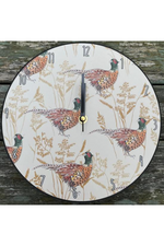 An image of the Vanessa Bathgate Pheasant Grass Clock