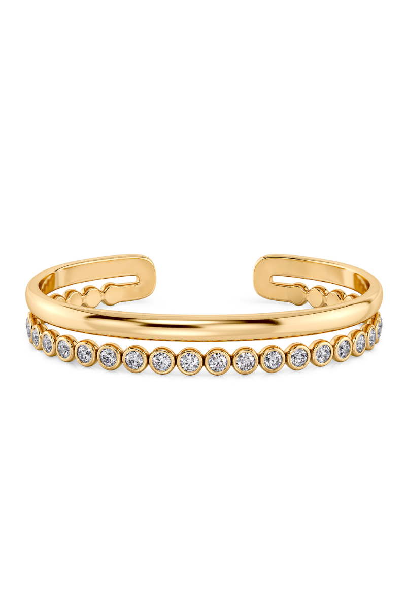 An image of the Edblad Grace Bangle Gold