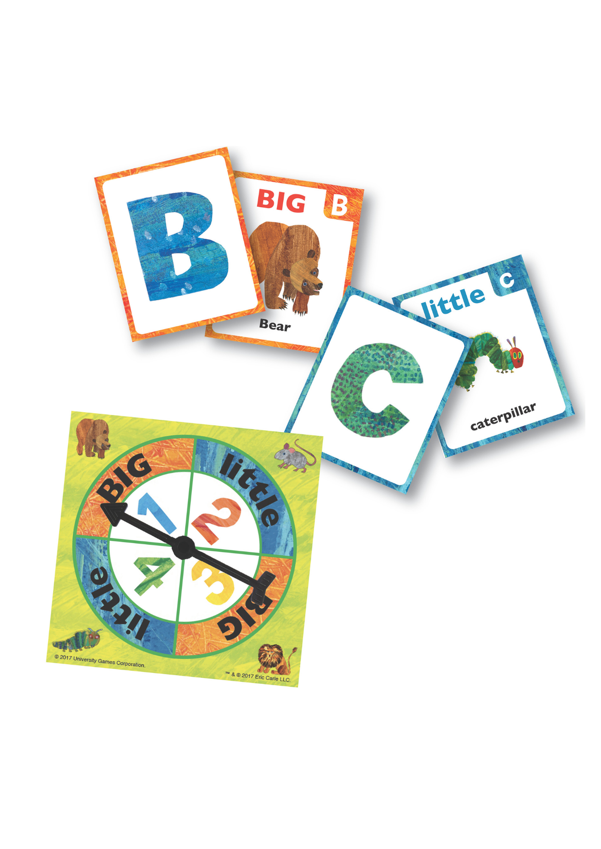 An image of the University Games The Very Hungry Caterpillar ABC Game in a Tin
