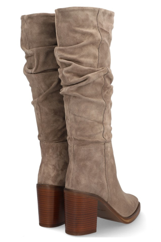 An image of the Alpe Suede Knee High Heeled Boots