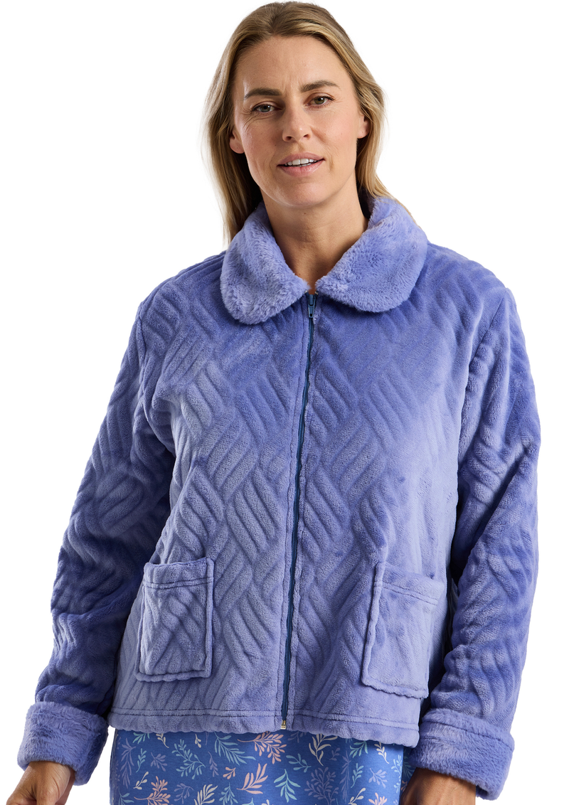 An image of the Marsylka Faux Fur Bedjacket