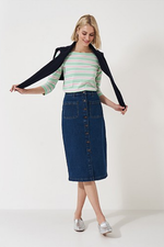 An image of the Crew Clothing Essential Breton Top