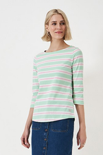 An image of the Crew Clothing Essential Breton Top