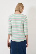 An image of the Crew Clothing Essential Breton Top