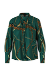 An image of the Marc Cain Blouse With Chain Print