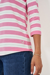An image of the Crew Clothing Essential Breton Top