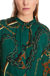 An image of the Marc Cain Blouse With Chain Print