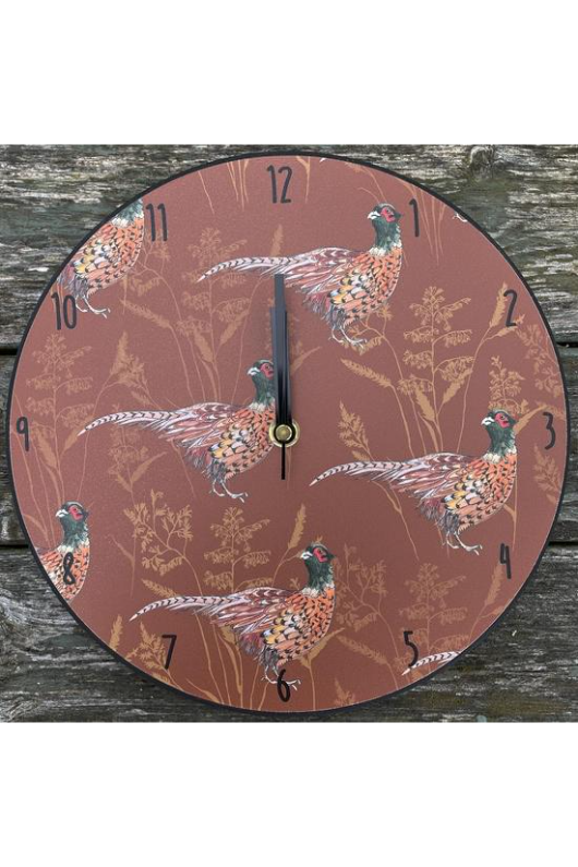 An image of the Vanessa Bathgate Pheasant Grass Clock