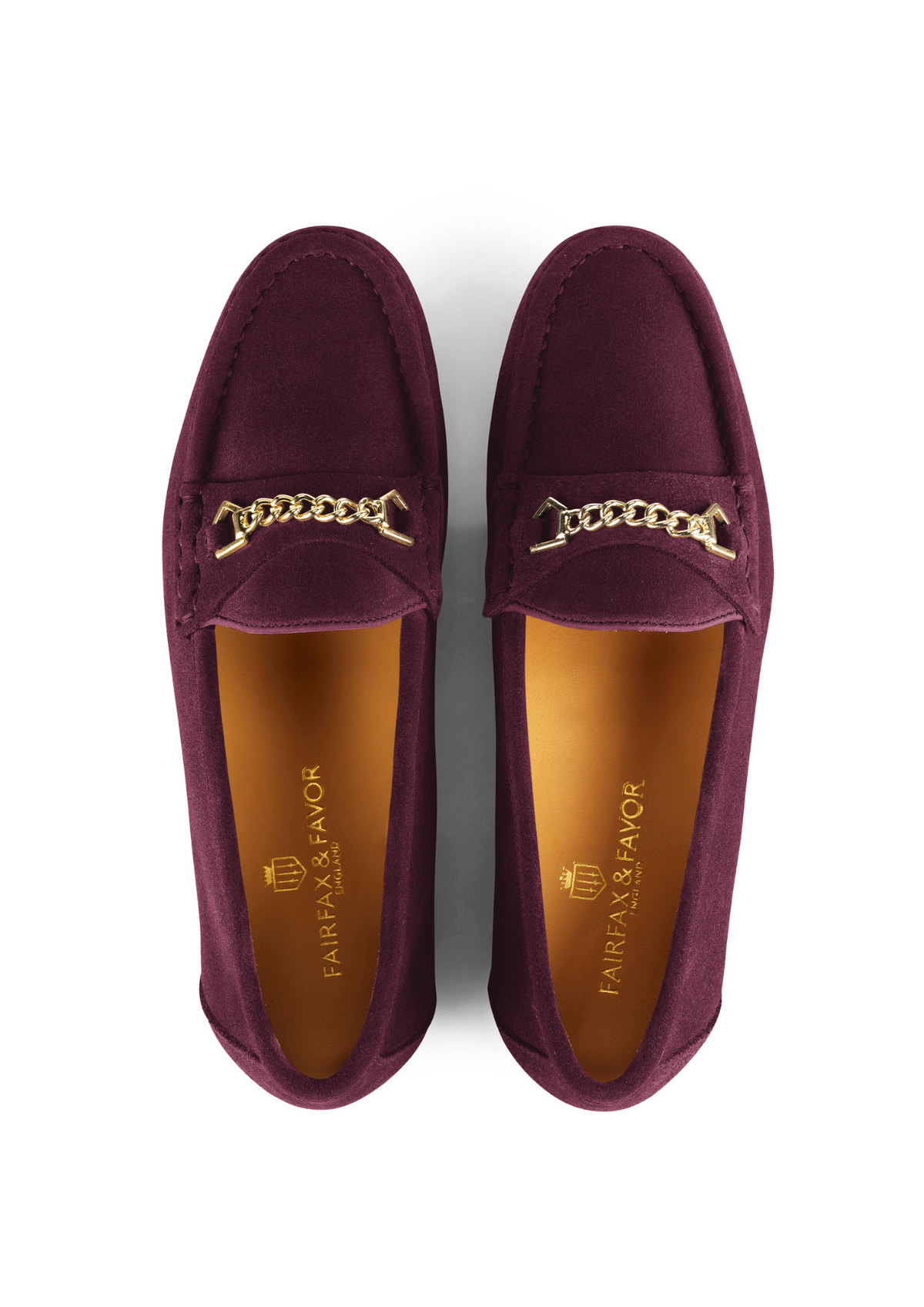 An image of the Fairfax & Favor Fairfax & Favor Apsley Elderberry Suede