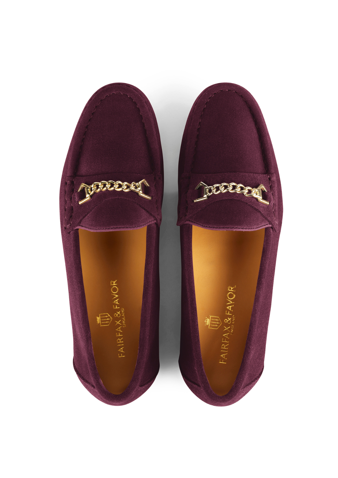 An image of the Fairfax & Favor Fairfax & Favor Apsley Elderberry Suede