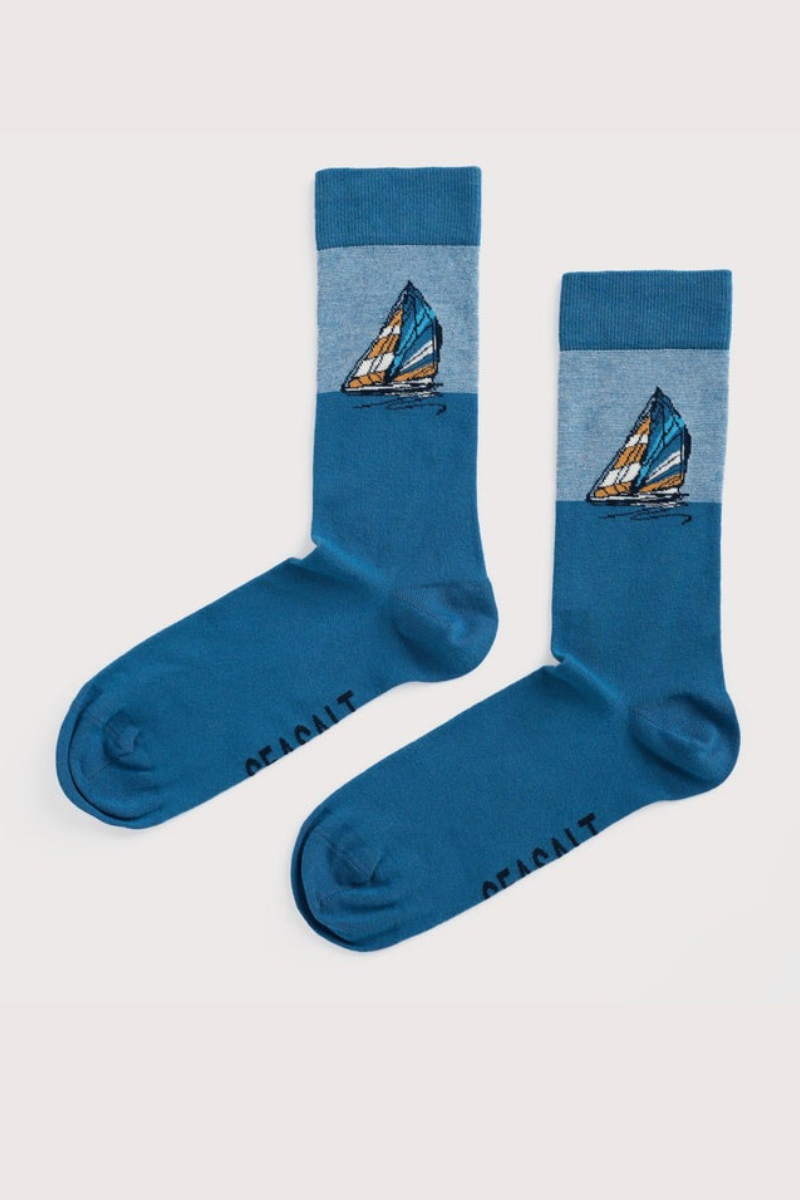 An image of the Seasalt Men's Bamboo Arty Socks
