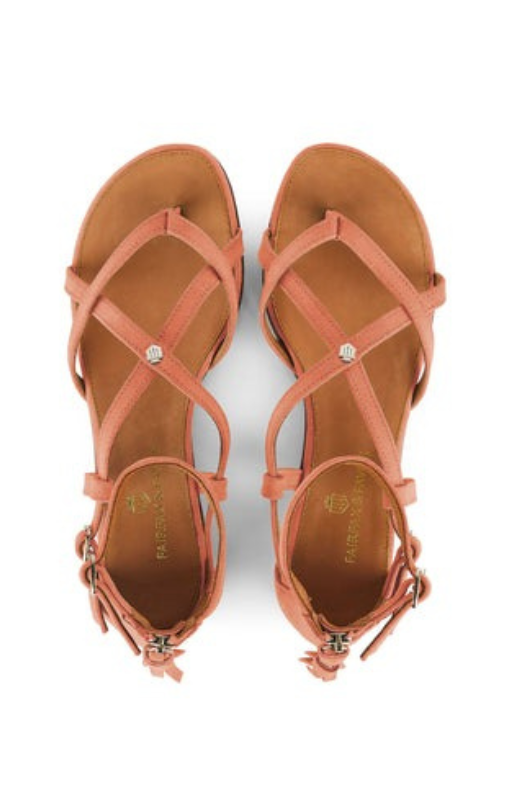 An image of the Fairfax & Favor Fairfax & Favor Brancaster Sandal Suede