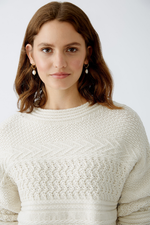 An image of the Oui Cable Knit Jumper