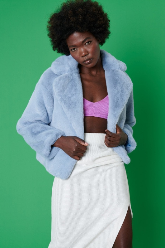 An image of the Jayley Faux Fur Jacket