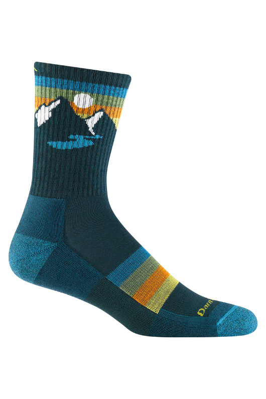 An image of the Darn Tough Sunset Ridge Micro Crew Lightweight Hiking Socks