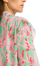 An image of the Marc Cain Floral Bow Tie Blouse