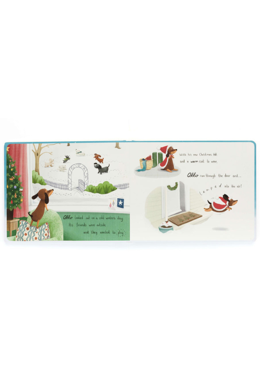 An image of the Jellycat Jellycat Otto's Snowy Christmas Book