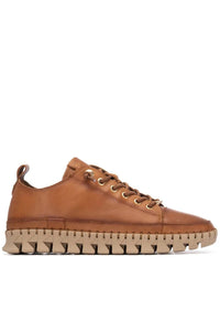 Leather Platform Trainer